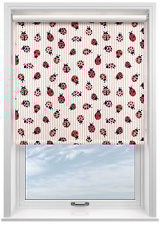 Wee Blue Bell Little Ladybirds, Poppy - Roller Blind